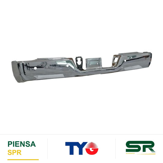 DEFENSA TRASERA CROMADA SIN HULES CON HOYO PARA SENSOR DODGE PICKUP 2009-2019 TYG