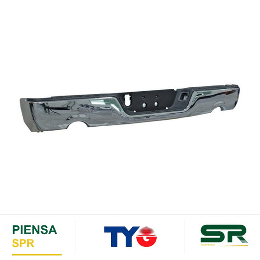 DEFENSA TRASERA CROMADA COMPLETA SIN HOYO PARA SENSOR PARA 2 ESCAPES DODGE PICKUP 2009-2019 TYG