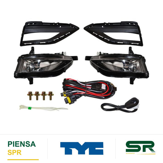 FARO DE NIEBLA JUEGO VOLKSWAGEN JETTA 2019-2021 C / PARRILLA TYC