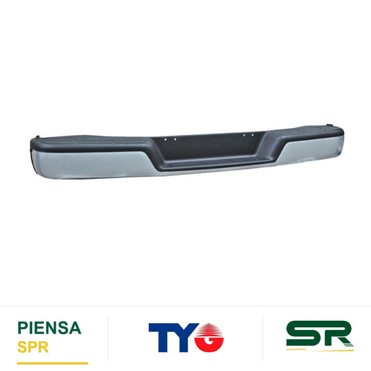 DEFENSA TRASERA PLATA COMPLETA PARA REFLEJANTE SIN HOYO PARA SENSOR CHEVROLET VAN EXPRESS 1996-2025 TYG