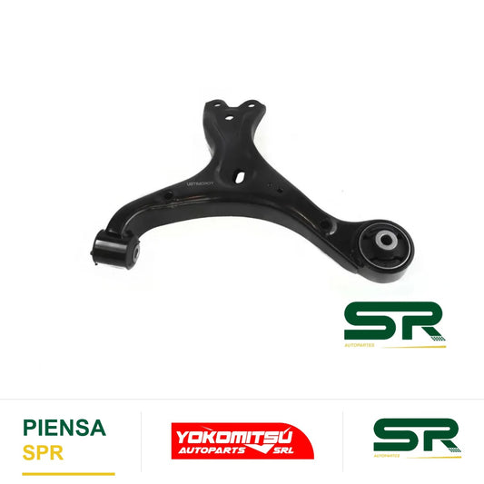 HORQUILLA INFERIOR DELANTERA IZQUIERDA SIN RÓTULA CON BUJES CIVIC 1.8L/2.4L 2012-2015 YOKOMITSU