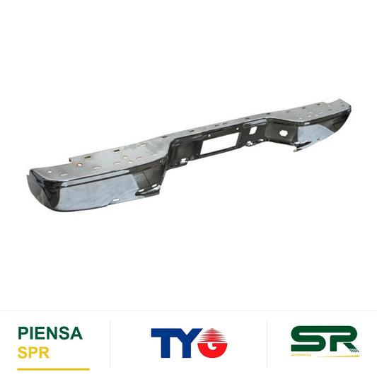 DEFENSA TRASERA CROMADA SIN HULES CHEVROLET PICKUP 1999-2007 TYG