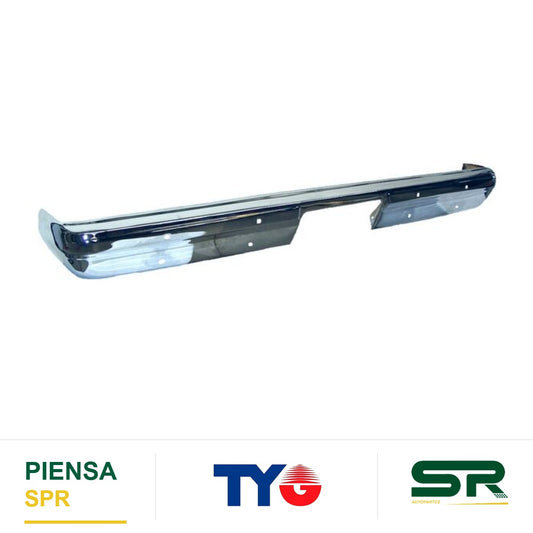 DEFENSA TRASERA CROMADA LISA CHEVROLET PICKUP 1989-1991 TYG