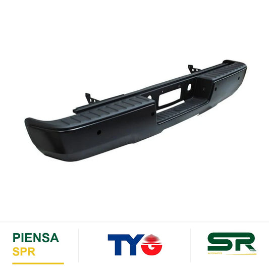 DEFENSA TRASERA PARA PINTAR COMPLETA SIN ESCALON PARA SENSOR CHEVROLET PICKUP 2014-2018 TYG