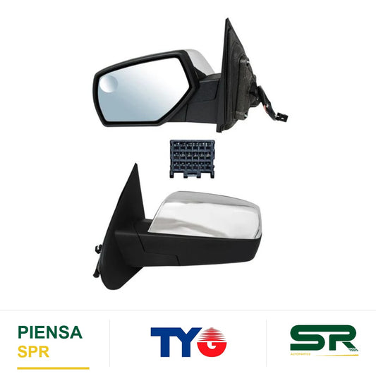 ESPEJO IZQUIERDO ELÉCTRICO 5 PINES CON DESEMPAÑANTE CHEVROLET PICKUP / CHEVROLET SIERRA SSV 2014-2018 / CHEVROLET WT 2014-2018 / CHEVROLET LTZ 2014-2018 / CHEVROLET LS 2014-2018 / CHEVROLET LT 2014-2018 / CHEVROLET DENALI 2014-2018 / CHEVROLET SLE 2014-20