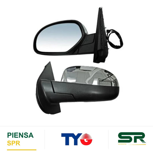ESPEJO IZQUIERDO ELÉCTRICO 5 PINES CON DESEMPAÑANTE CROMADO CHEVROLET PICKUP / CHEVROLET TAHOE / CHEVROLET YUKON 2007-2014 / CHEVROLET SUBURBAN 2006-2010 TYG