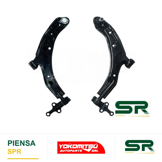 HORQUILLA INFERIOR DELANTERA IZQUIERDA CON RÓTULA CON BUJES (ALMERA 01-06/SCALA 1.6L 10-13) SENTRA B-15 1.8L/2.0L/2.5L 2001-2006 YOKOMITSU