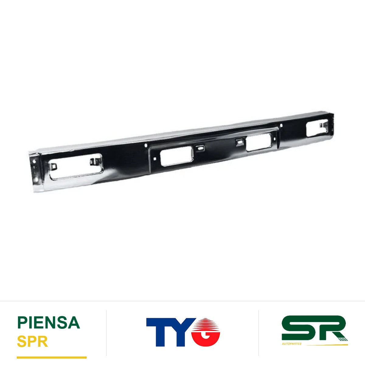 DEFENSA DELANTERA PARA ALERÓN CROMADA 2WD TOYOTA PICKUP 1984-1988 TYG