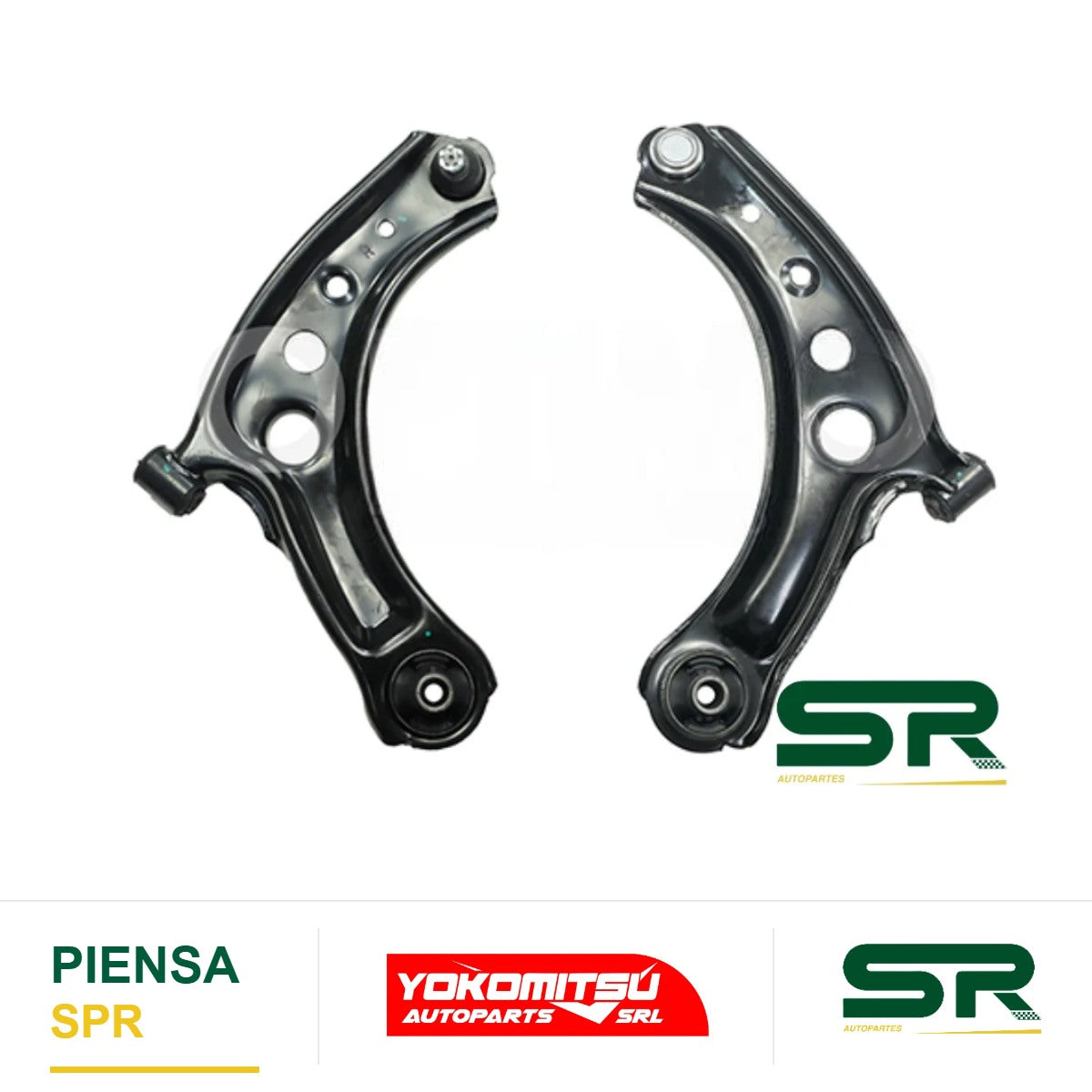 HORQUILLA INFERIOR DELANTERA DERECHA CON RÓTULA CON BUJES YARIS 1.5L 2016-2022 YOKOMITSU