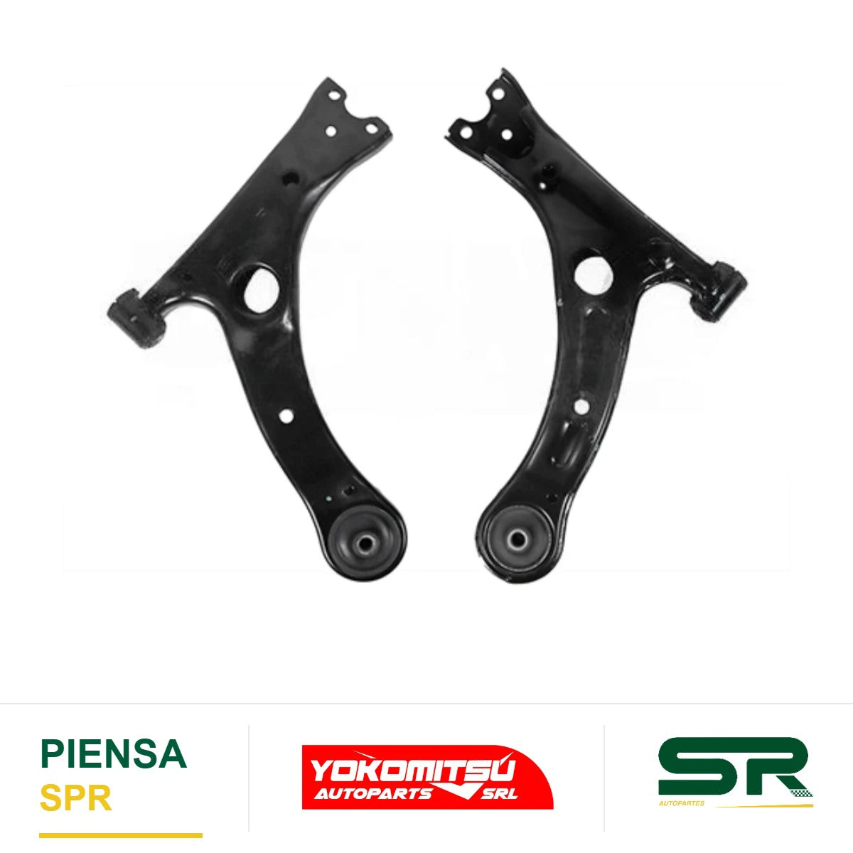 HORQUILLA INFERIOR DELANTERA DERECHA SIN RÓTULA CON BUJES COROLLA 1.8L 2014-2019 YOKOMITSU