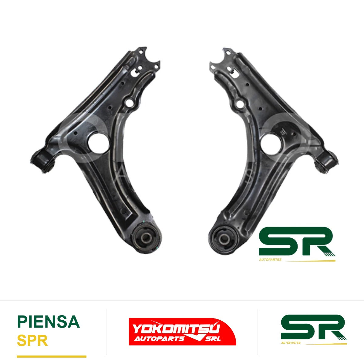 HORQUILLA INFERIOR DELANTERA AMBOS LADOS SIN RÓTULA CON BUJES (DERBY 95-09/IBIZA-CORDOBA 00-02) JETTA/GOLF A2 1.8L 1987-1992 YOKOMITSU
