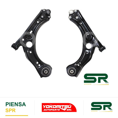 HORQUILLA INFERIOR DELANTERA DERECHA CON RÓTULA CON BUJES (T-CROSS 20-23/TAIGUN 23-25/IBIZA-ARONA 18-25) VIRTUS 1.6L 2020-2025 YOKOMITSU