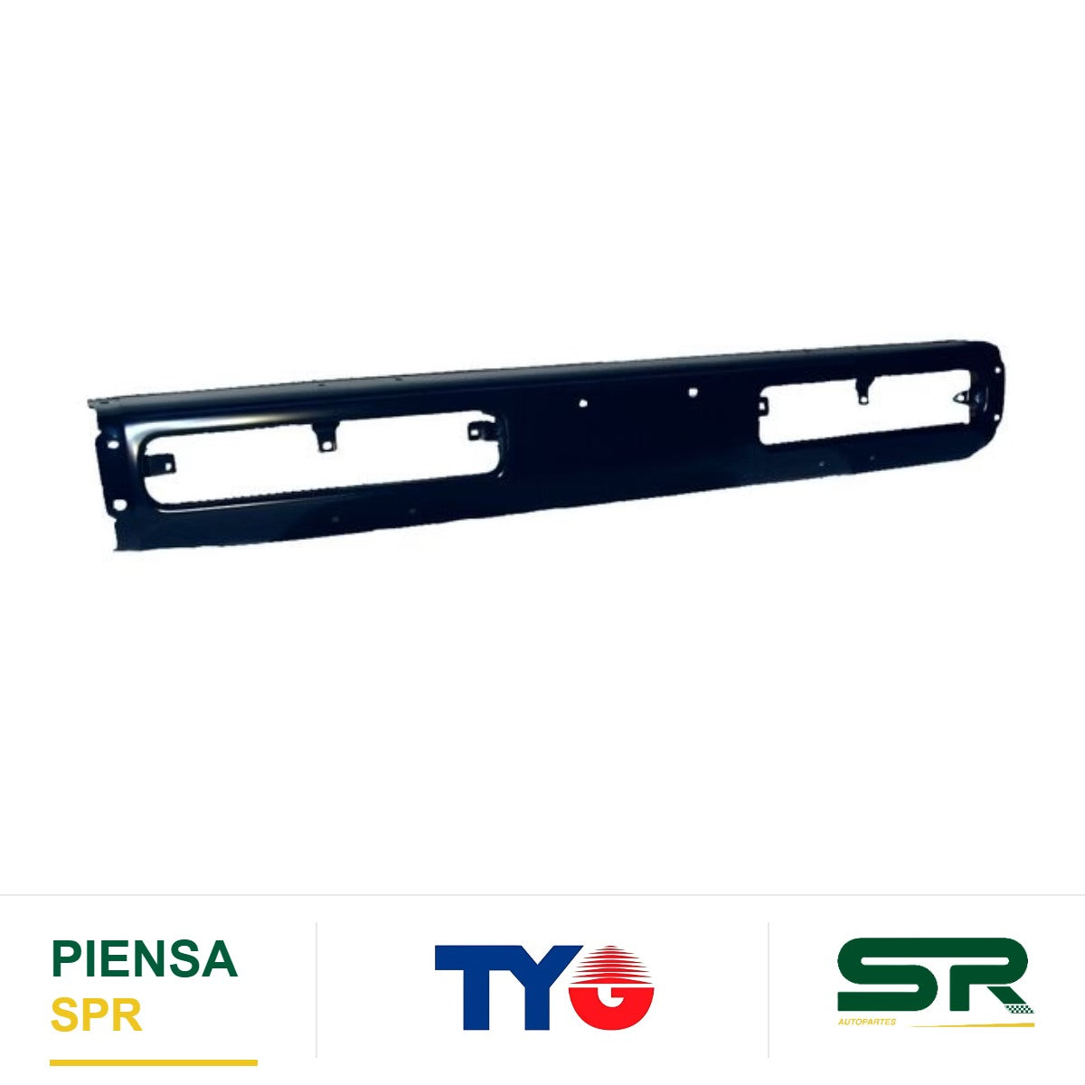DEFENSA DELANTERA NEGRA . NISSAN PICKUP D21 1994-2007 TYG