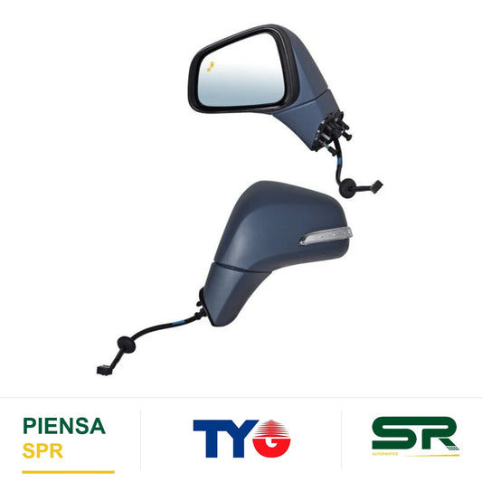 ESPEJO IZQUIERDO ELÉCTRICO 12 PINES CON DIRECCIONAL CON DESEMPAÑANTE PARA PINTAR CON SENSOR DE PUNTO CIEGO CON MEMORIA ENCORE 2014-2019 TYG