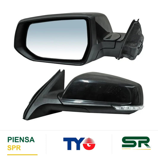 ESPEJO IZQUIERDO ELÉCTRICO 7 PINES CON DESEMPAÑANTE PARA PINTAR CHEVROLET MALIBU ECO 2013-2015 / CHEVROLET LTZ 2013-2015 / CHEVROLET LS 2013-2015 / CHEVROLET LT 6 2013-2015 TYG