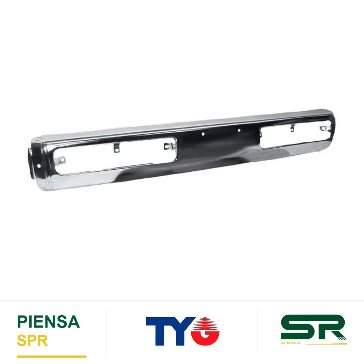 DEFENSA DELANTERA AMERICANA CROMADA ECONOMICA NISSAN PICKUP D21 1993-1997 TYG