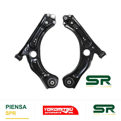 HORQUILLA INFERIOR DELANTERA IZQUIERDA CON RÓTULA CON BUJES (T-CROSS 20-23/TAIGUN 23-25/IBIZA-ARONA 18-25) VIRTUS 1.6L 2020-2025 YOKOMITSU