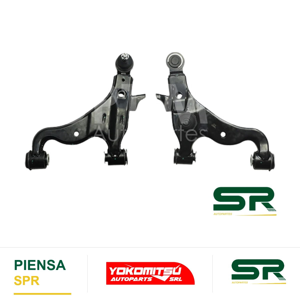 HORQUILLA INFERIOR DELANTERA DERECHA CON RÓTULA CON BUJES HILUX 2WD 2.7L 2006-2015 YOKOMITSU