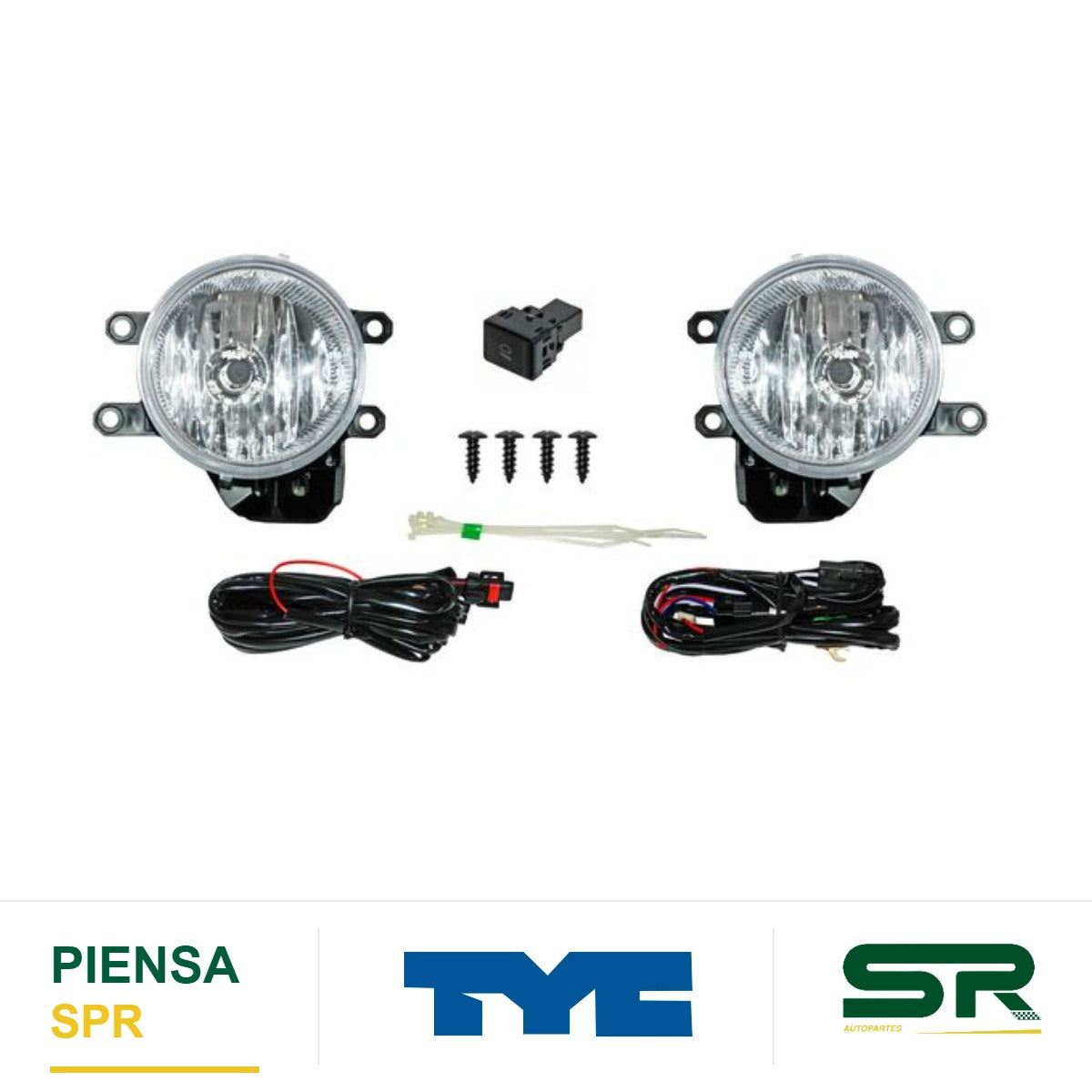 FARO DE NIEBLA JUEGO TOYOTA YARIS R 2016-2019 TYC