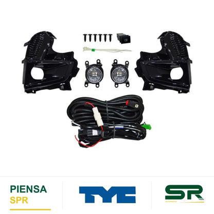 FARO DE NIEBLA JUEGO LED JUEGO LED TOYOTA YARIS 24 5P C / PARRILLA TYC