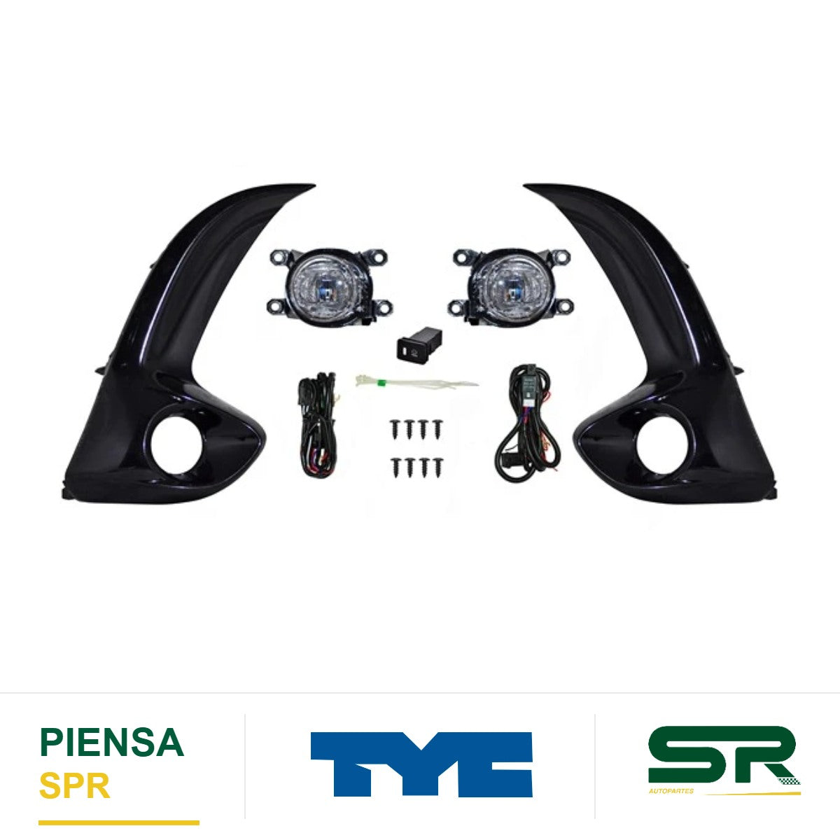 FARO DE NIEBLA JUEGO LED JUEGO LED TOYOTA YARIS 21 C / PARRILLA TYC