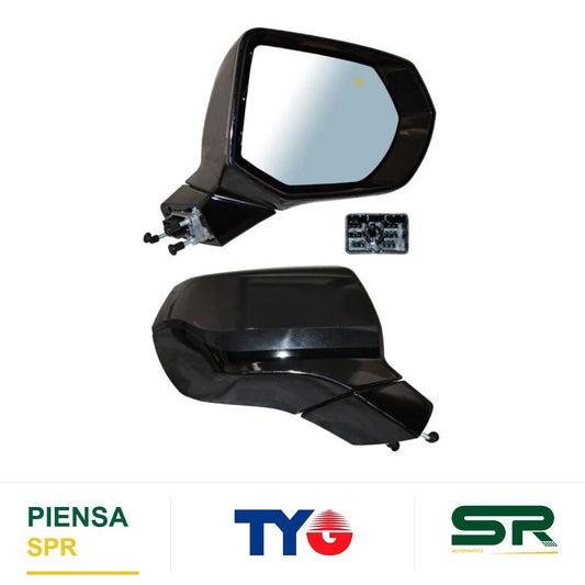 ESPEJO DERECHO ELÉCTRICO 6 PINES CON DESEMPAÑANTE PARA PINTAR CON SENSOR DE PUNTO CIEGO CHEVROLET TAHOE / CHEVROLET YUKON 2021-2022 TYG