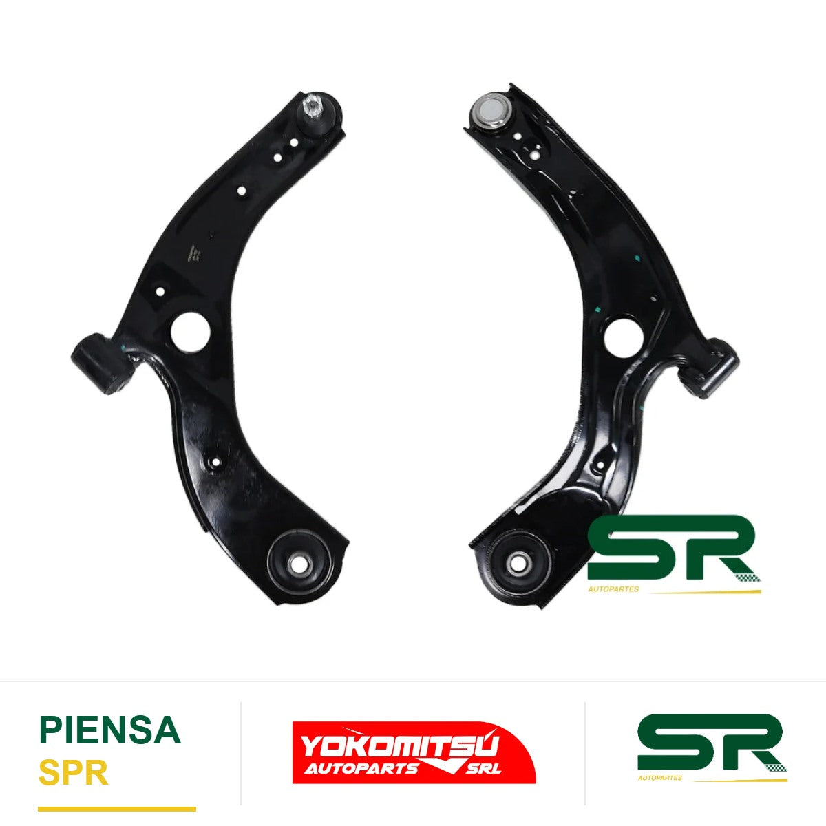 HORQUILLA INFERIOR DELANTERA DERECHA CON RÓTULA CON BUJES (AVANZA 22-26) YARIS 1.5L SEDAN 23-27 YOKOMITSU