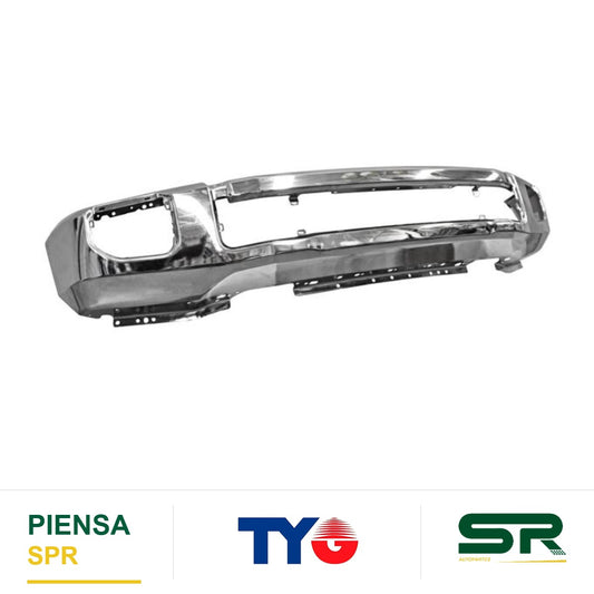 DEFENSA DELANTERA CON HOYO PARA FARO DE NIEBLA CROMADA FORD SUPER DUTY 2020-2022 F250 / 350 TYG