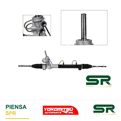 CAJA DE DIRECCIÓN HIDRÁULICA CON BIELETAS SIN TERMINALES TOMAS EN ROSCA (ZAFIRA 1.8L-2.2L 02-06) ASTRA 1.8L/2.2L/2.4L 2000-2006 YOKOMITSU