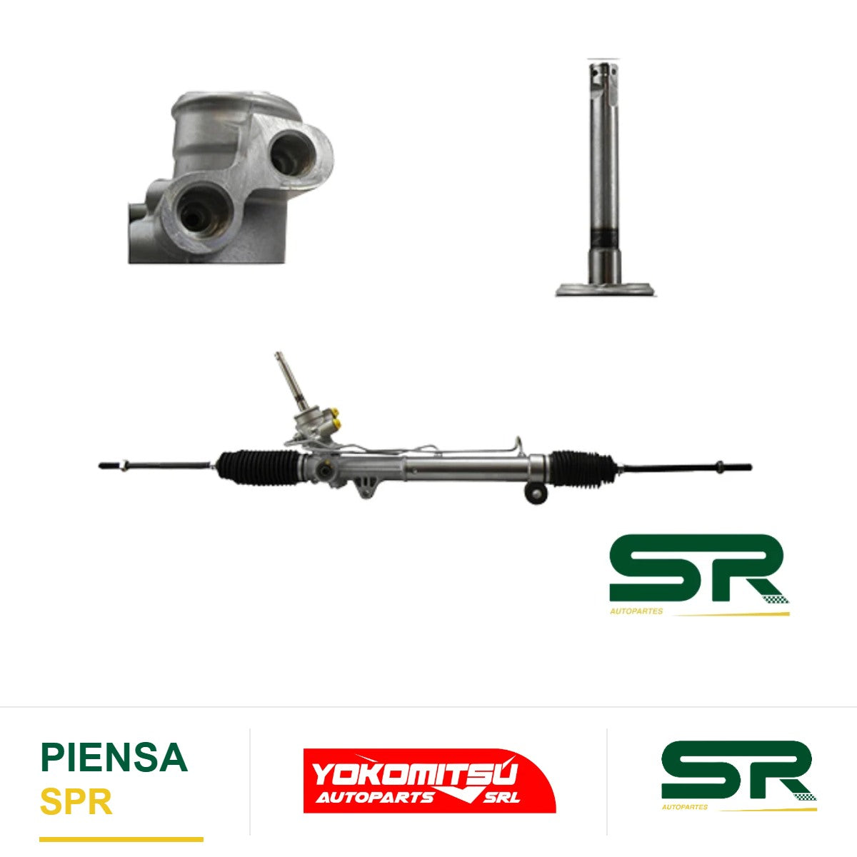 CAJA DE DIRECCIÓN HIDRÁULICA CON BIELETAS SIN TERMINALES (AZTEC 01-05/MONTANA 99-05/SILHOUETTE 97-04/TRANSSPORT 97-98) VENTURE 3.4L 1997-2005 YOKOMITSU