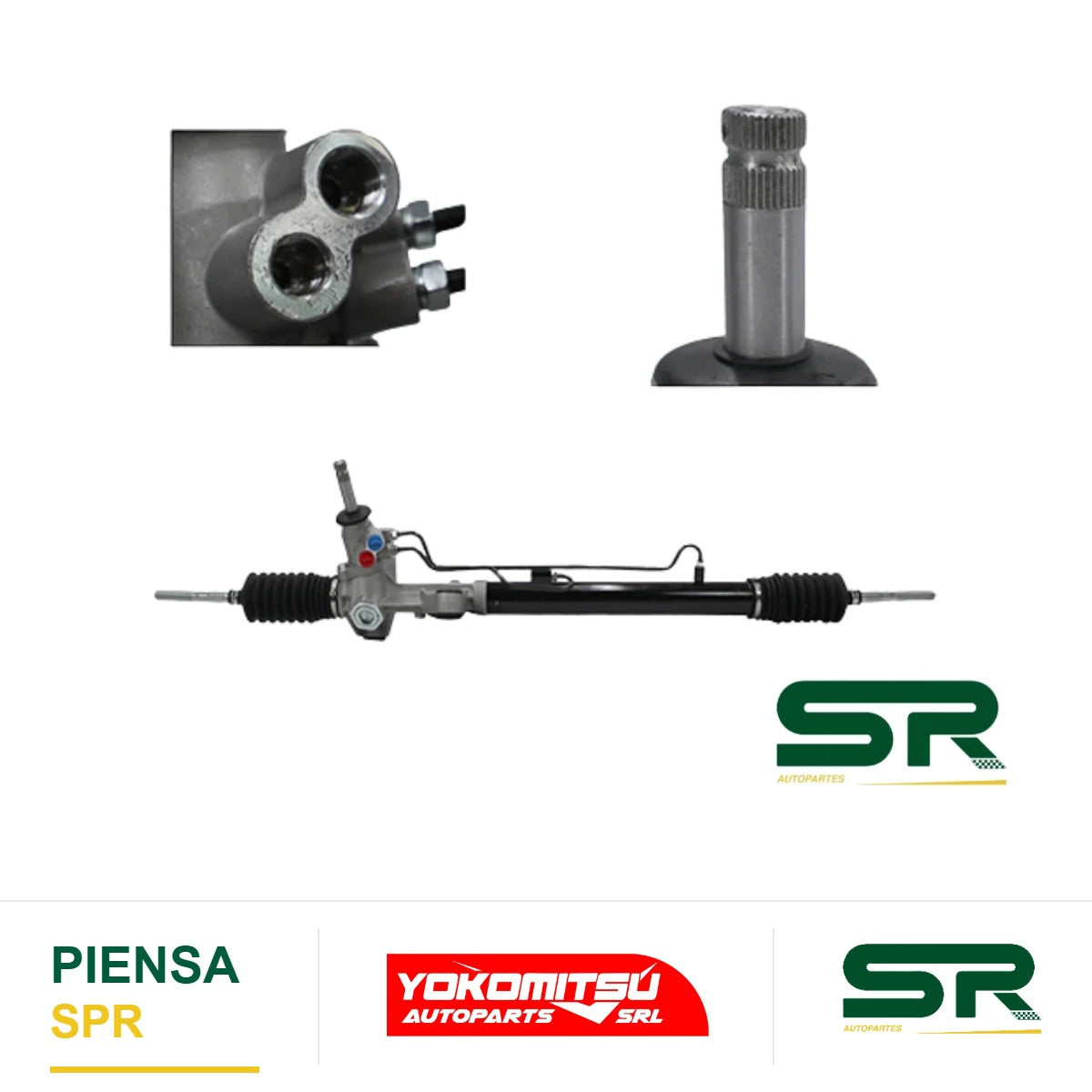 CAJA DE DIRECCIÓN HIDRÁULICA CON BIELETAS SIN TERMINALES CIVIC 1.6L 1995-2000 YOKOMITSU