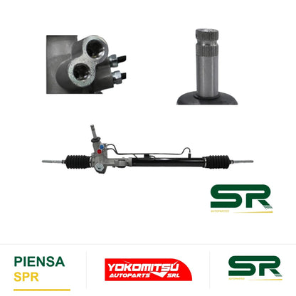 CAJA DE DIRECCIÓN HIDRÁULICA CON BIELETAS SIN TERMINALES CIVIC 1.6L 1995-2000 YOKOMITSU