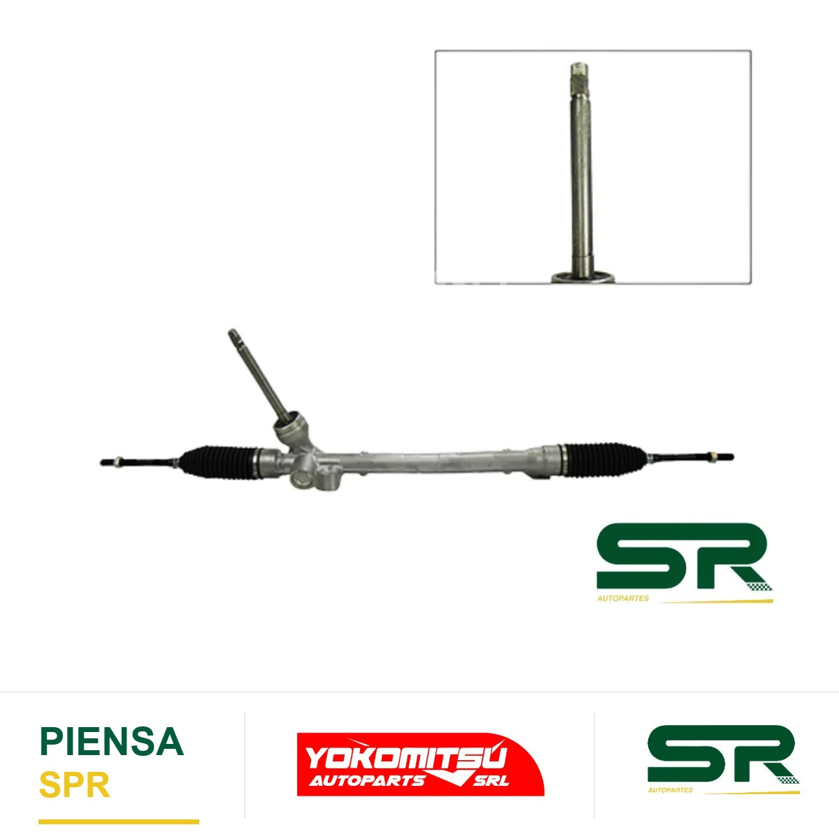 CAJA DE DIRECCIÓN ELECTROASISTIDA CON BIELETAS SIN TERMINALES (MAZDA 2 1.5L 16-25/TY YARIS R 1.5L 16-20) CX-3 2.0L 2016-2025 YOKOMITSU