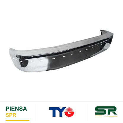 DEFENSA DELANTERA CROMADA CON BARRENOS FORD PICKUP 1992-1998 TYG