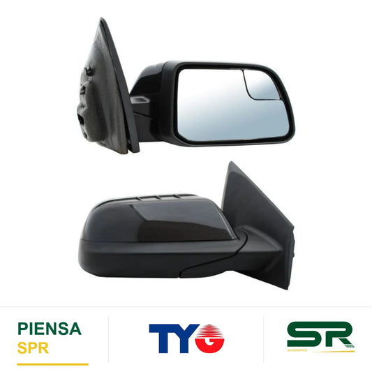 ESPEJO DERECHO ELÉCTRICO CON DESEMPAÑANTE PARA PINTAR CON SENSOR DE PUNTO CIEGO CON MEMORIA CON LUZ INFERIOR FORD EDGE 5 2011-2014 TYG