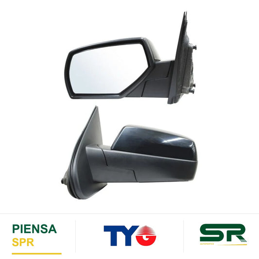 ESPEJO IZQUIERDO CONTROL INTERIOR PARA PINTAR CHEVROLET PICKUP / CHEVROLET SIERRA SSV 2014-2016 / CHEVROLET WT 2014-2016 / CHEVROLET LTZ 2014-2016 / CHEVROLET LS 2014-2016 / CHEVROLET LT 2014-2016 / CHEVROLET SLE 2014-2016 / CHEVROLET SLT 2014-2016 TYG