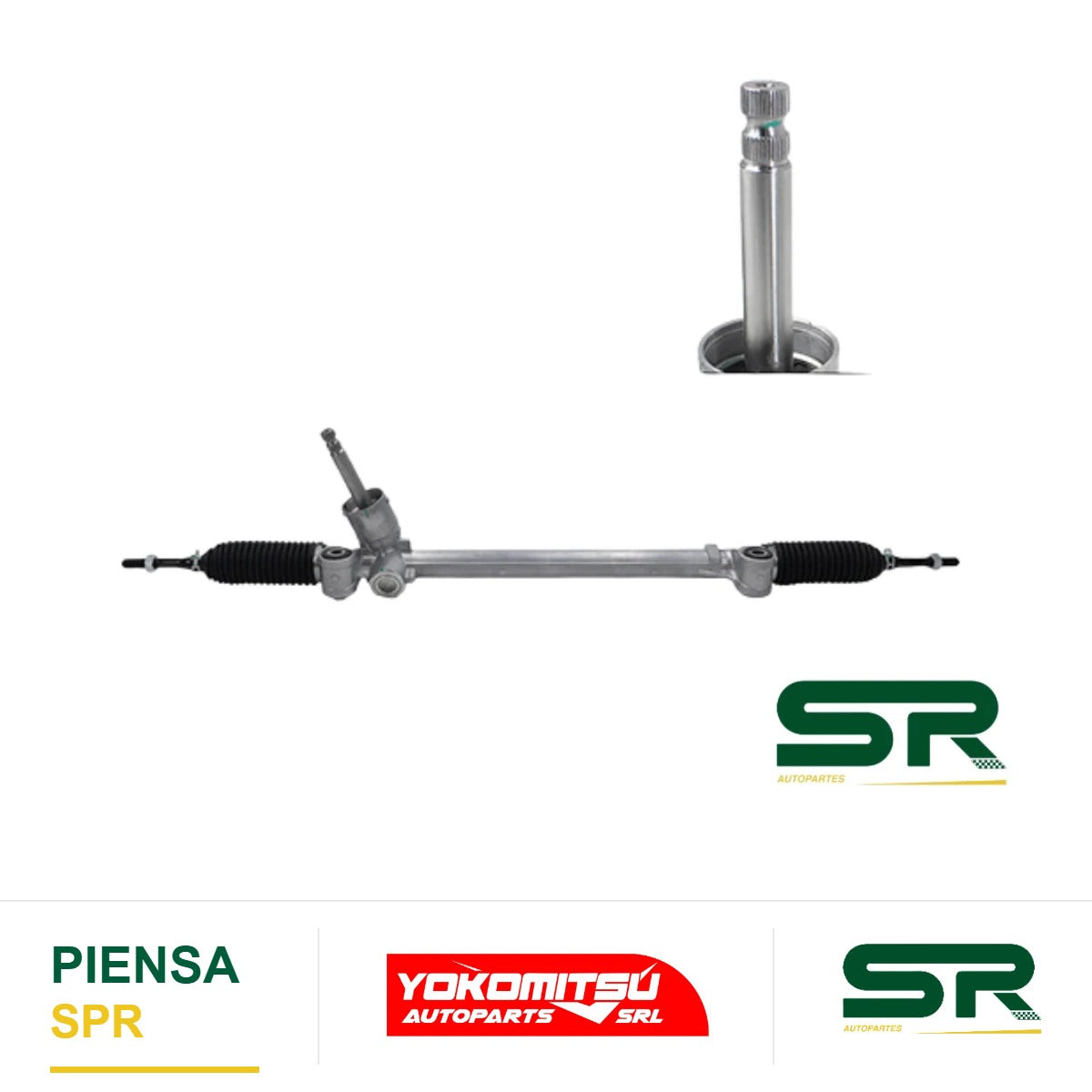 CAJA DE DIRECCIÓN ELECTROASISTIDA CON BIELETAS SIN TERMINALES SWIFT 1.4L/1.6L 2012-2017 YOKOMITSU