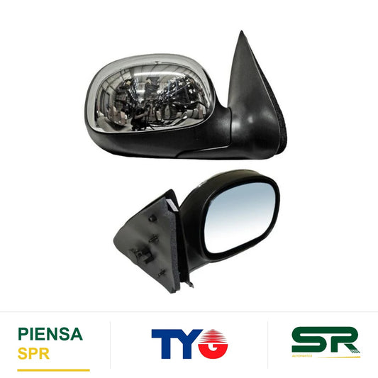 ESPEJO DERECHO MANUAL SIN CONTROL CROMADO FORD PICKUP F-150 1997-2009 / FORD LIGHTNING 1997-2009 / FORD LARIAT 1997-2009 / FORD HARLEY 1997-2009 / FORD KING RANCH 1997-2009 / FORD XL 1997-2009 / FORD XLT DMV 1997-2009 TYG