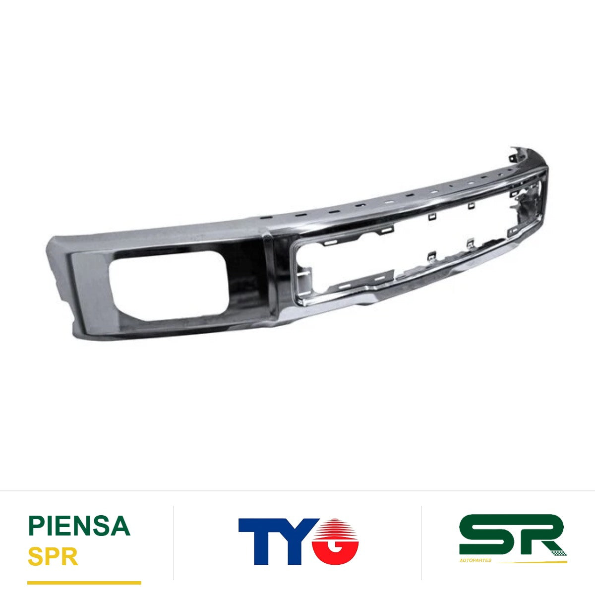DEFENSA DELANTERA CROMADA PARA FARO DE NIEBLA FORD PICKUP 2015-2017 TYG