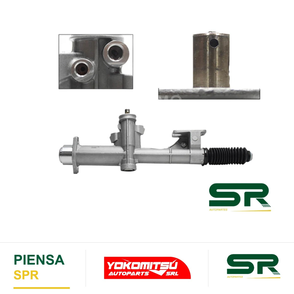 CAJA DE DIRECCIÓN HIDRÁULICA SIN BIELETAS SIN TERMINALES (VAGONETA 00-05/PICK-UP 00-09) POINTER 1.8L 1998-2009 YOKOMITSU