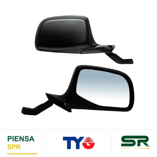 ESPEJO DERECHO MANUAL SIN CONTROL NEGRO FORD PICKUP LIGHTNING 1992-1996 / FORD XL 1992-1996 / FORD EDDIE BAUER 1992-1996 / FORD XLT 1992-1996 / FORD F-150 1992-1996 / FORD F250 1992-1996 / FORD F350 1992-1996 TYG