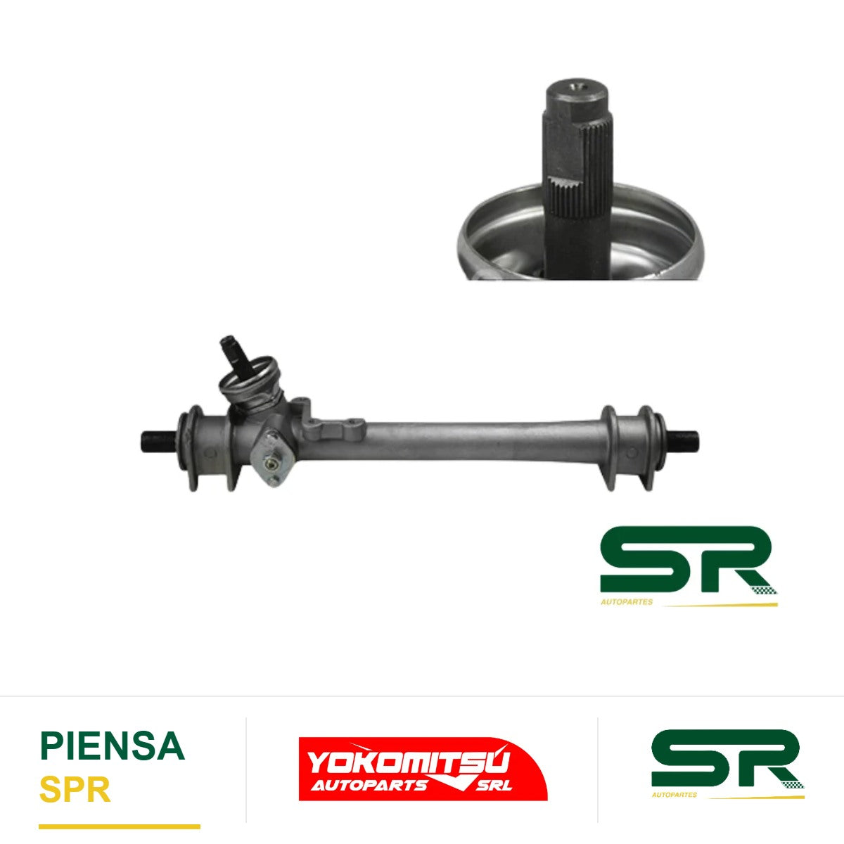 CAJA DE DIRECCIÓN ESTÁNDAR ASTRIADO FINO SIN BIELETAS SIN TERMINALES (IBIZA 00-02) JETTA/GOLF A2 1.8L 87-92 YOKOMITSU