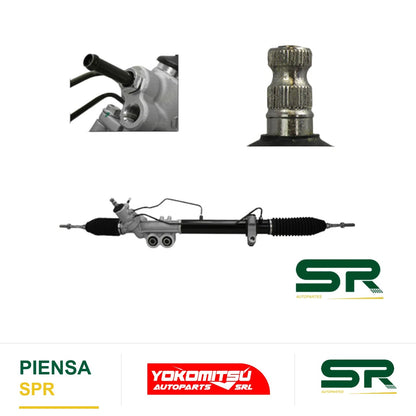 CAJA DE DIRECCIÓN HIDRÁULICA CON BIELETAS SIN TERMINALES SINFIN CORTO TOMAS DERECHA (PATHF 05-12/TITAN-ARMADA 04-15/X-TERRA 05-09) FRONTIER 2/4WD 4.0L V6 2005-2019 YOKOMITSU