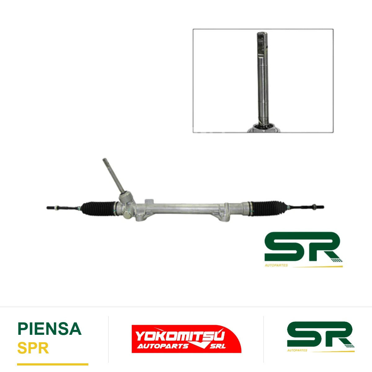 CAJA DE DIRECCIÓN ELECTROASISTIDA CON BIELETAS SIN TERMINALES (ROGUE 08-14/RN KOLEOS 09-16) X-TRAIL 2.5L 2008-2014 YOKOMITSU