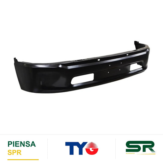 DEFENSA DELANTERA NEGRA SIN FARO DE NIEBLA SIN HOYO PARA SENSOR DODGE PICKUP 2013-2019 TYG