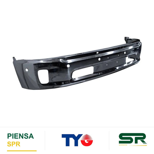 DEFENSA DELANTERA CROMADA PARA FARO DE NIEBLA CON HOYO PARA SENSOR DODGE PICKUP 2013-2019 TYG