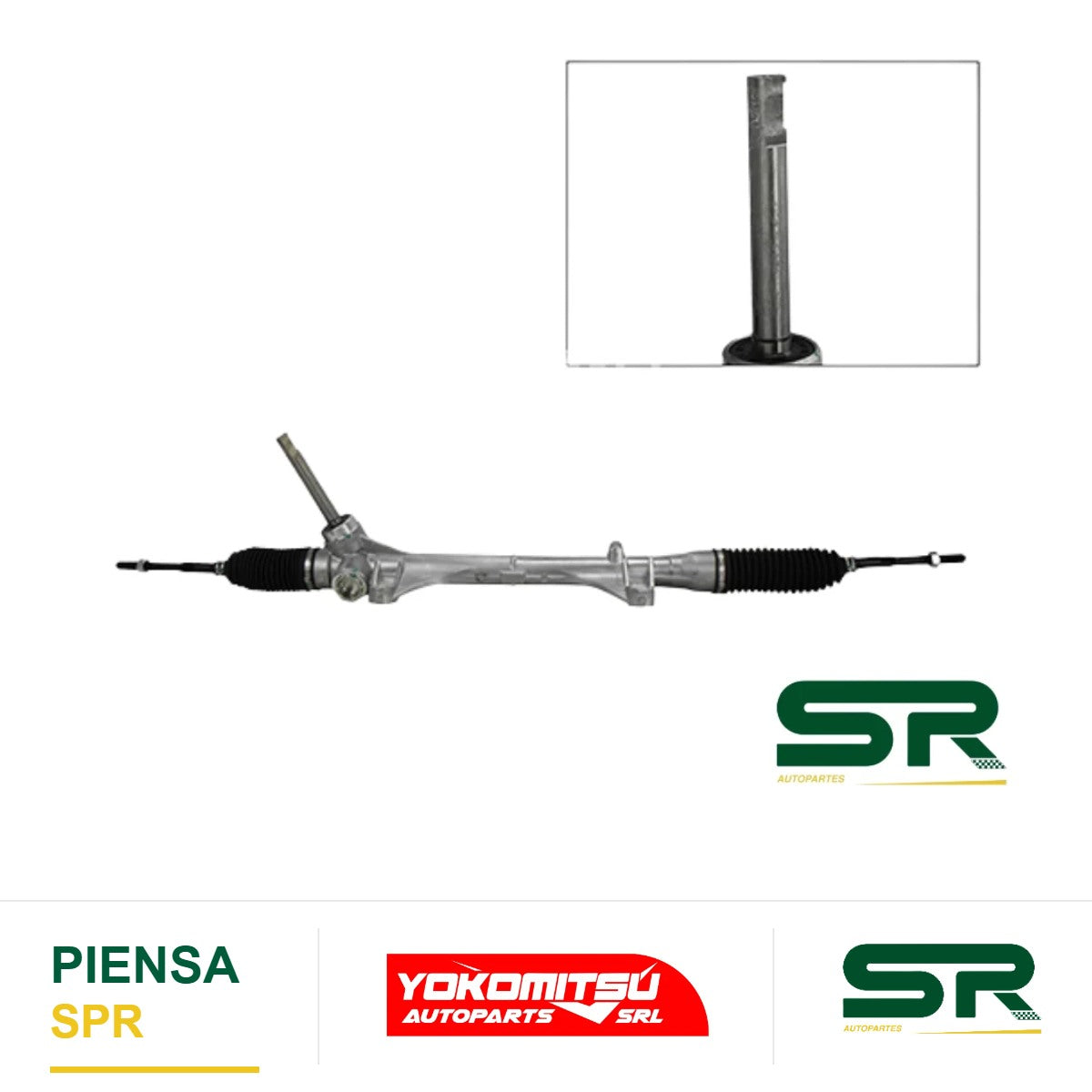 CAJA DE DIRECCIÓN ELECTROASISTIDA CON BIELETAS SIN TERMINALES SENTRA B-16 2.0L/2.5L 2007-2012 YOKOMITSU