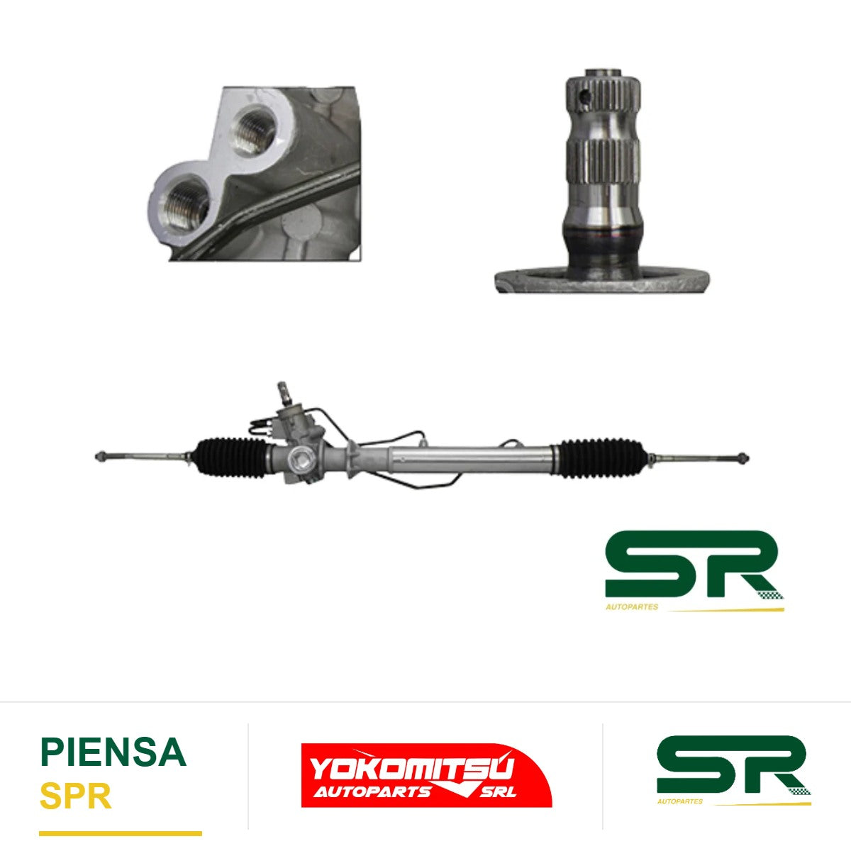 CAJA DE DIRECCIÓN HIDRÁULICA CON BIELETAS SIN TERMINALES (LUCINO 96-00) SENTRA B-14 2.0L 1996-2000 YOKOMITSU
