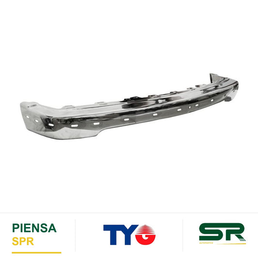 DEFENSA DELANTERA CROMADA CON BARRENOS S10 1998-2004 / BLAZER 1998-2001 TYG