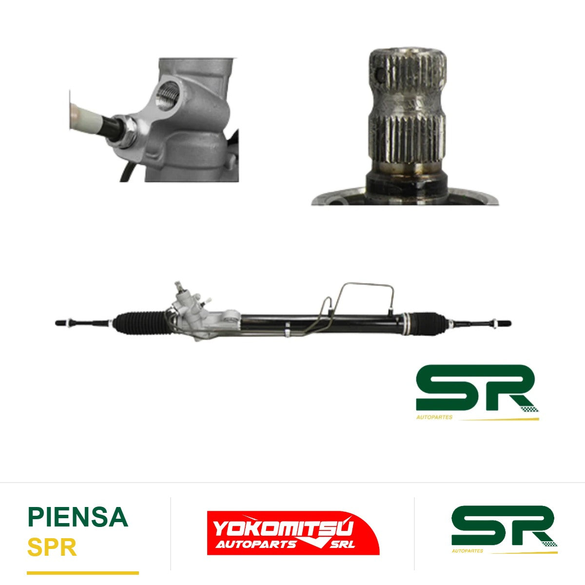 CAJA DE DIRECCIÓN HIDRÁULICA CON BIELETAS SIN TERMINALES CHASIS LARGO (ANCHO) NV-350 2.5L 2013-2025 YOKOMITSU